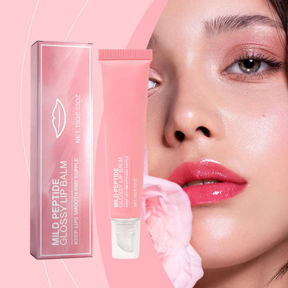 Glossy and moisturizing lip balm, nourishing lip gloss for soft, supple lips, and daily care.